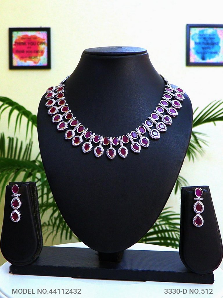 Classic CZ Necklaces — American Diamond Jewelry | Amaara World