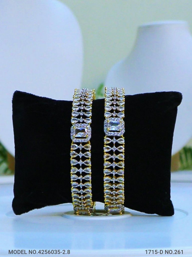 Diamond Glow Bangles - Amaara World USA - SKU 4256035