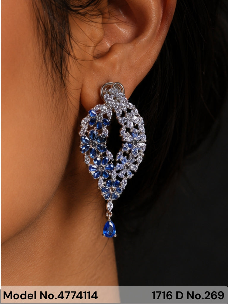 Real Zircon | Fashion AD Earrings - Style 2 - Amaara World