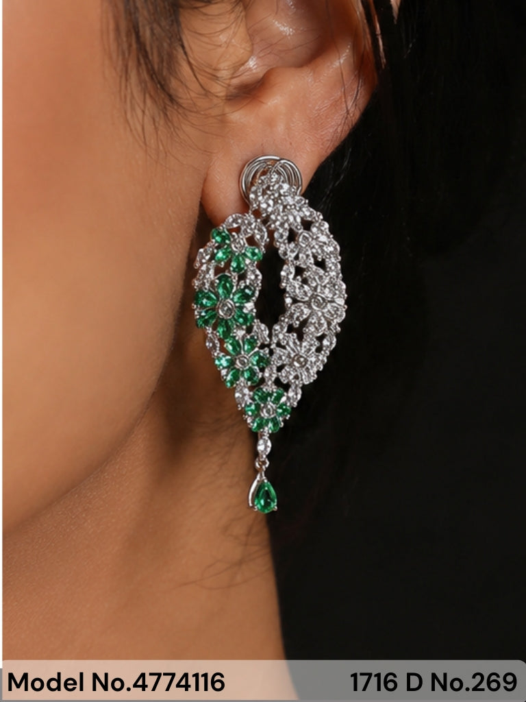 Real Zircon | Fashion AD Earrings - Style 4 - Amaara World