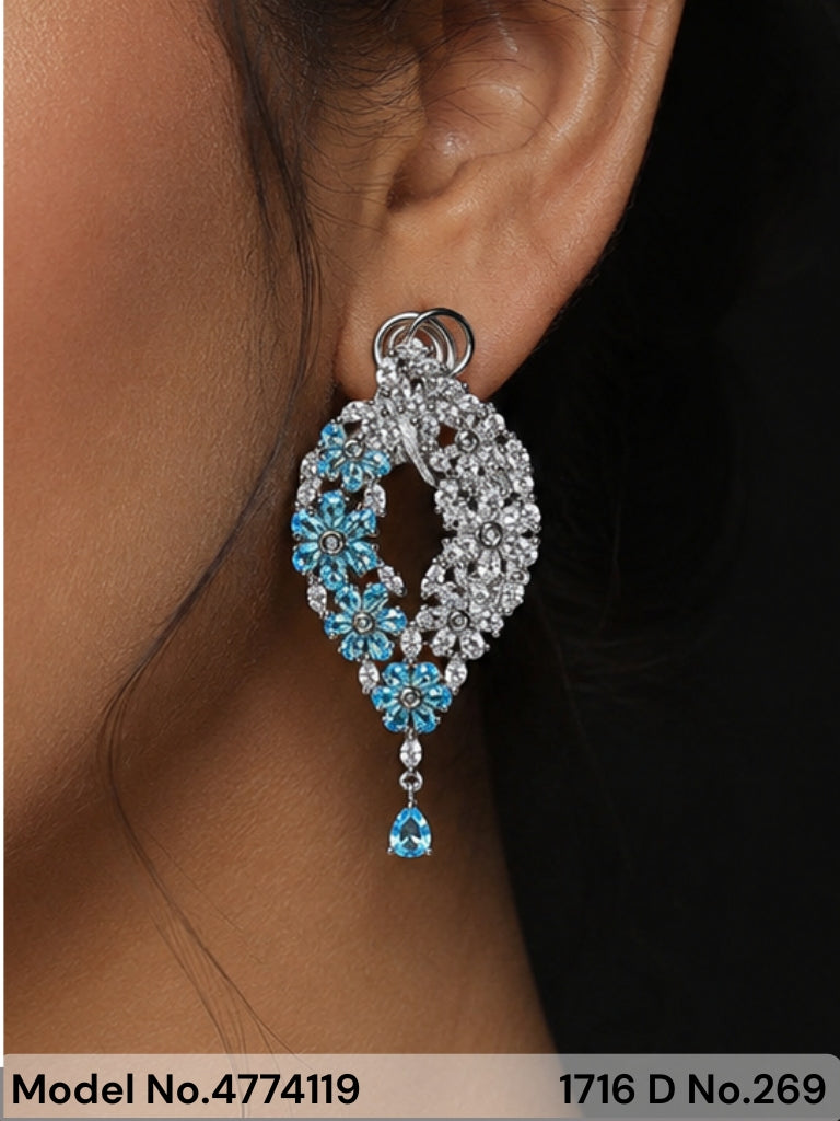 Real Zircon | Fashion AD Earrings - Style 5 - Amaara World
