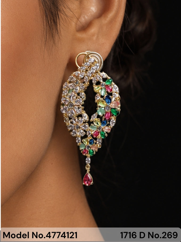 Real Zircon | Fashion AD Earrings - Style 6 - Amaara World
