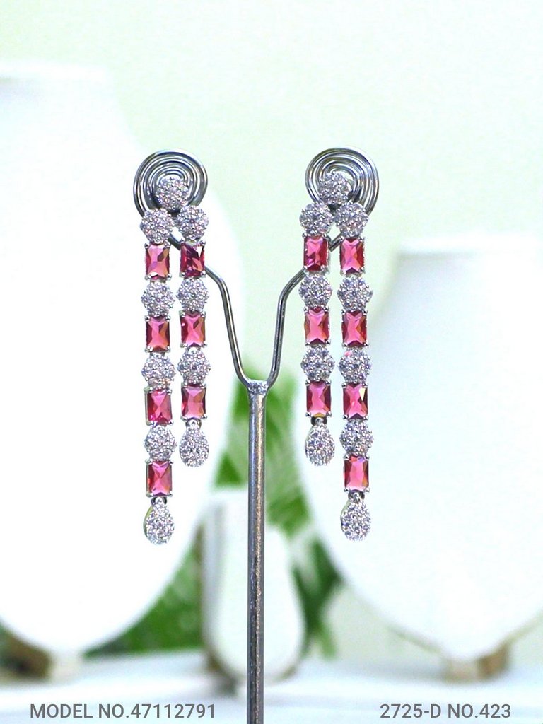 Made in India | Cz Necklace Set - View 3