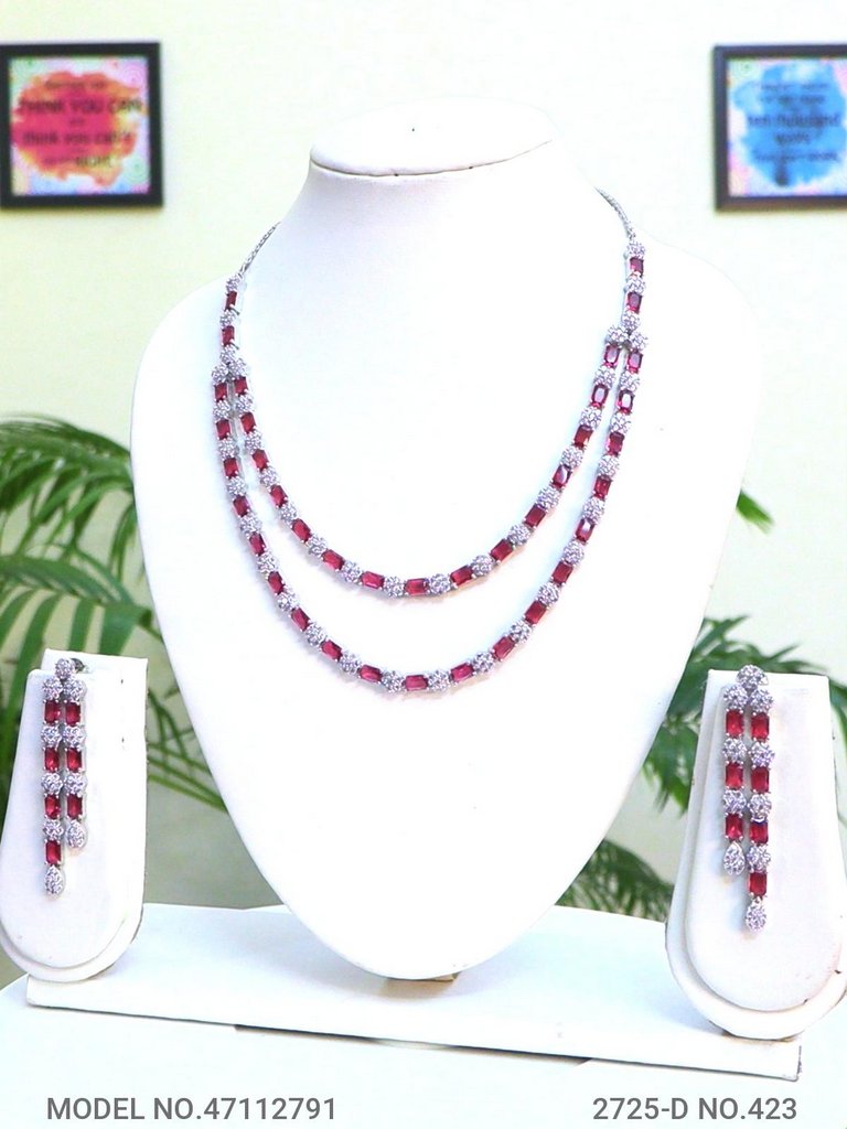 Made in India | Cz Necklace Set - Amaara World