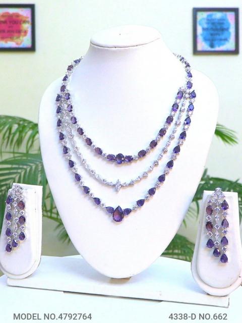 Original Zircon Necklace Set - Amaara World USA - SKU 4792764