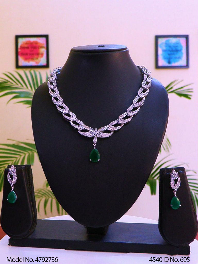 Original Cz Traditional Necklace - Amaara World