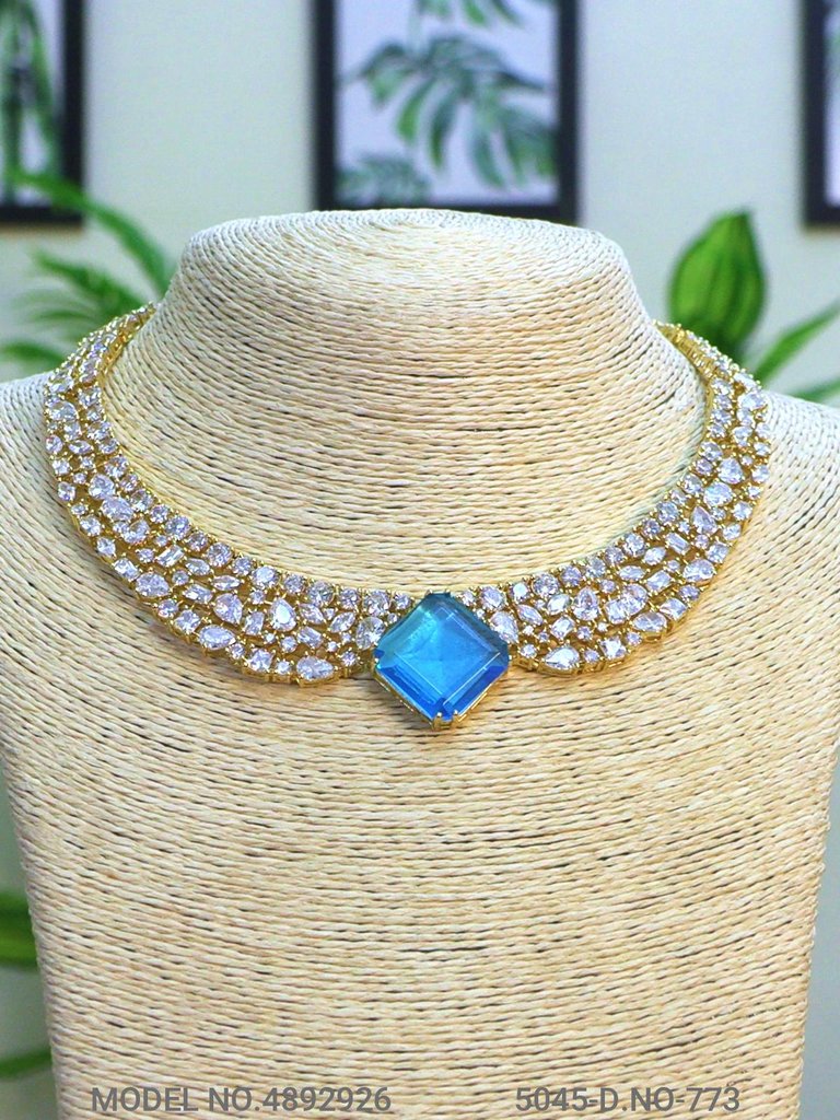 Artificial Diamond Cz Jewelry Set - View 2