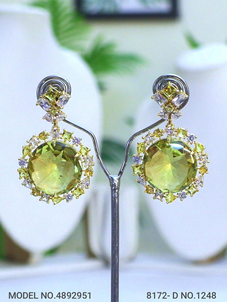 Original Zircon Necklace Set - View 3 - Amaara World