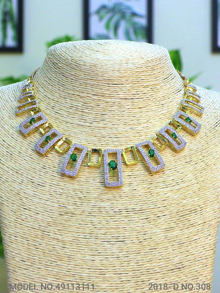 Cz Jewelry Set | Classic Pattern - View 2