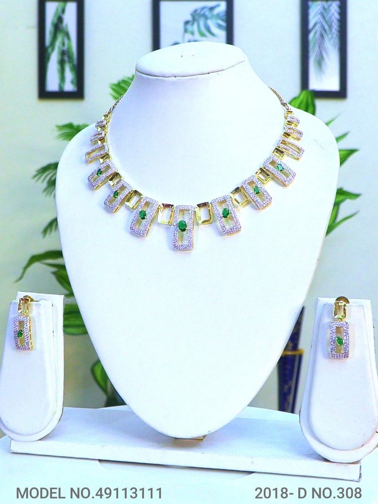 Cz Jewelry Set | Classic Pattern - Amaara World