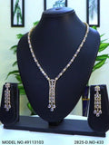 Cz Jewelry Set   Classic Pattern - Classic Necklace - Amaara World - SKU 49113103