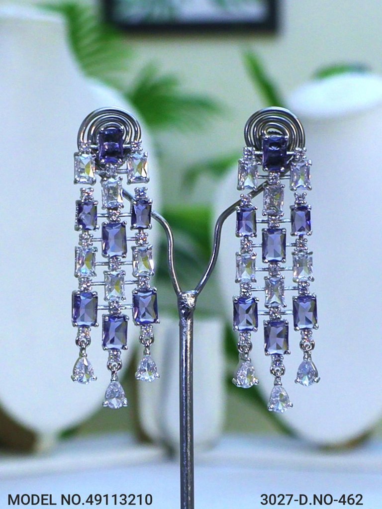Classic Necklace | AD Jewellery | Handcrafted - View 3