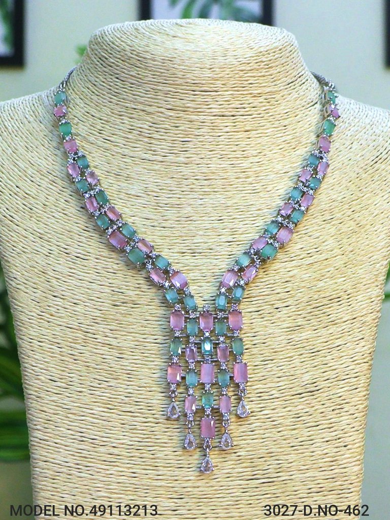 Original Cubic Zircon | Classic Necklace Set - View 2