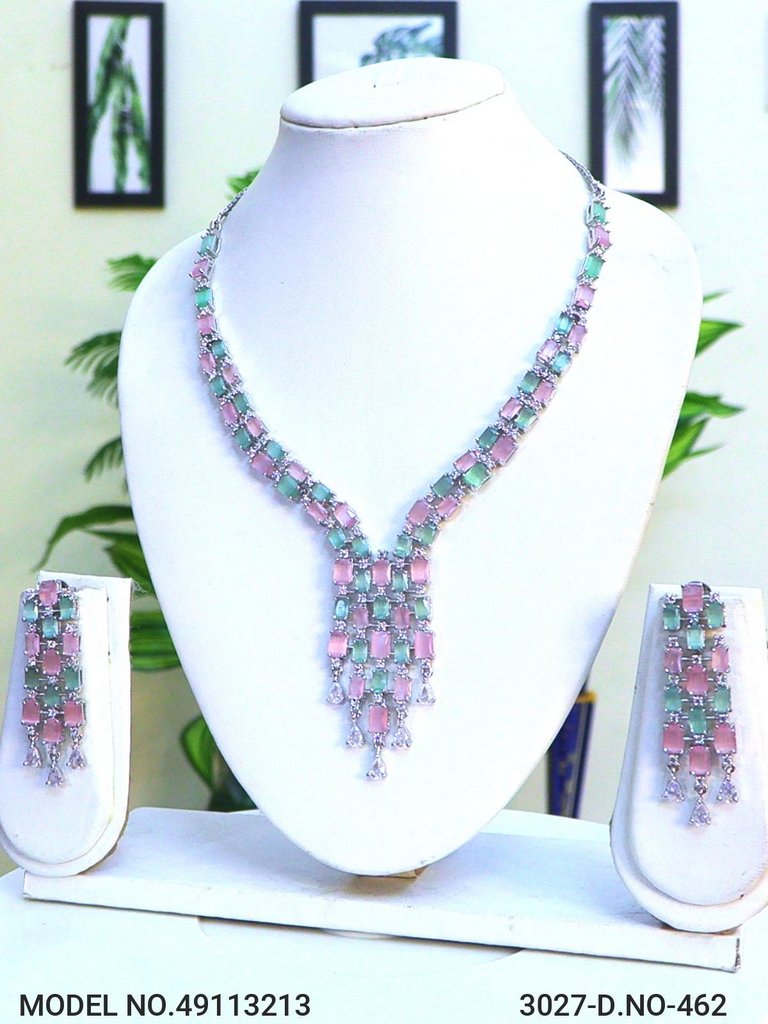 Original Cubic Zircon | Classic Necklace Set - Amaara World