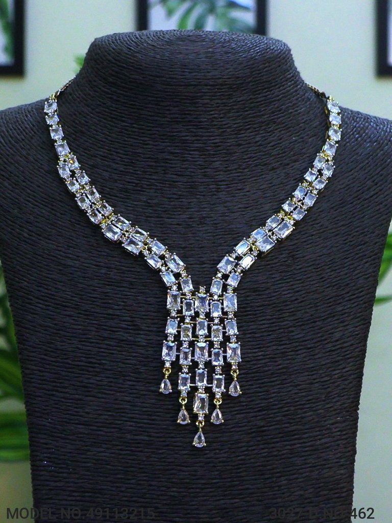 Classic Cz Necklace | Light Sets for All Occasions - View 2