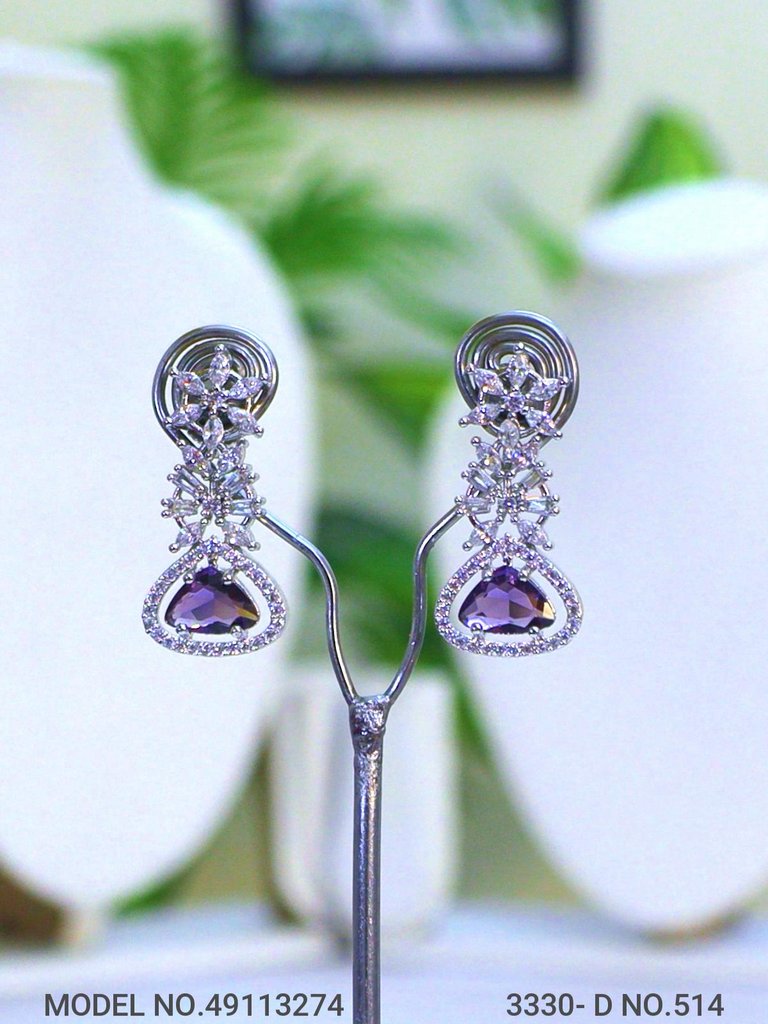 Made in India | Cz Necklace Set - View 3