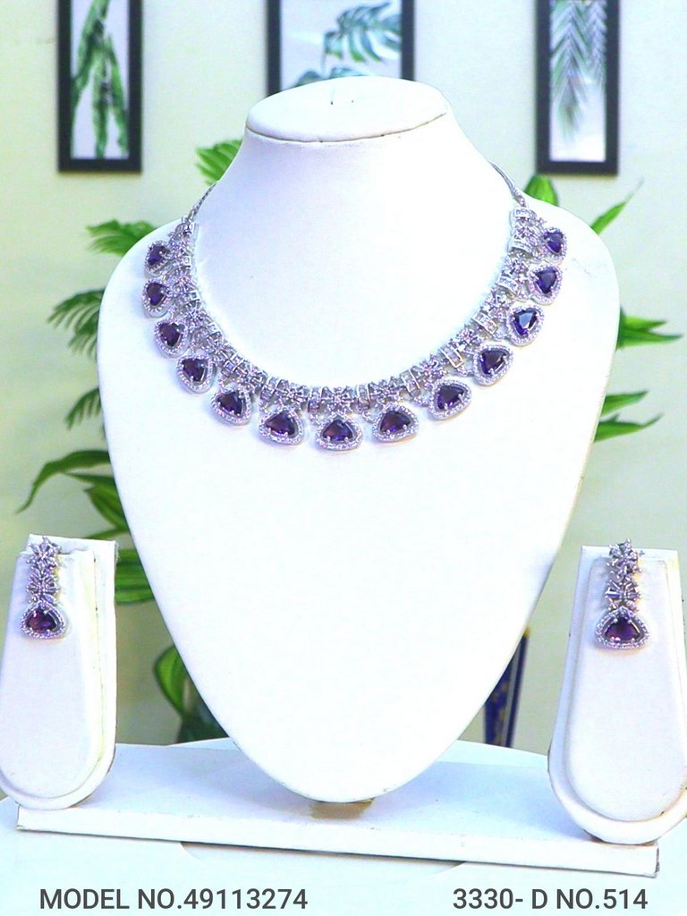 Made in India | Cz Necklace Set - Amaara World