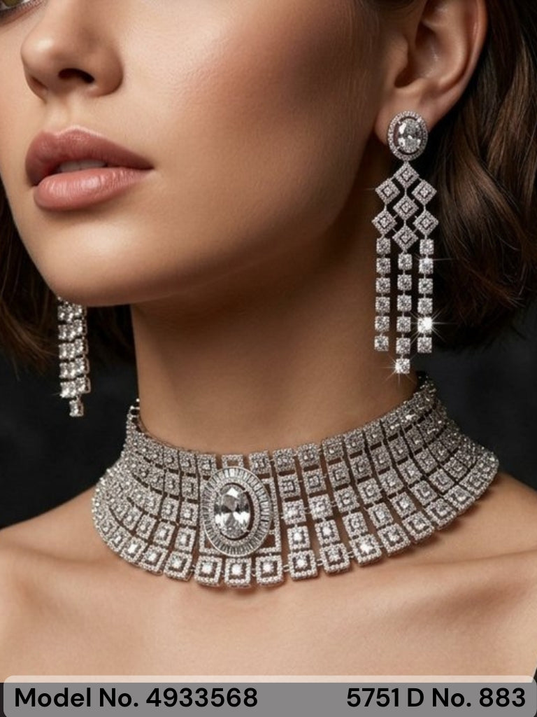 Choker Necklace Set for Weddings