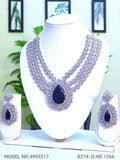 Traditional Design | American Diamond Jewelry Set - Style 1 - Amaara World