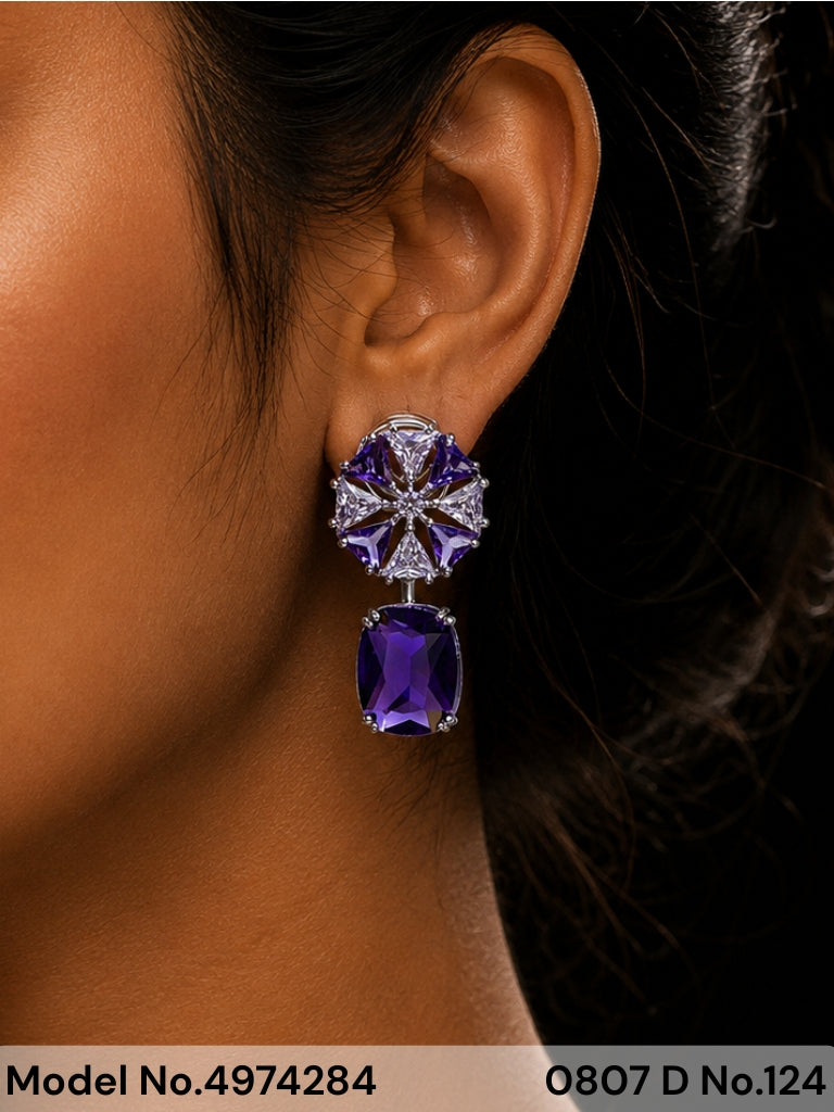 CZ Earrings - Style 5 - Amaara World