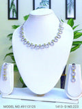 Classic yet Trendy | Cz Fashion Necklace Set - Amaara World