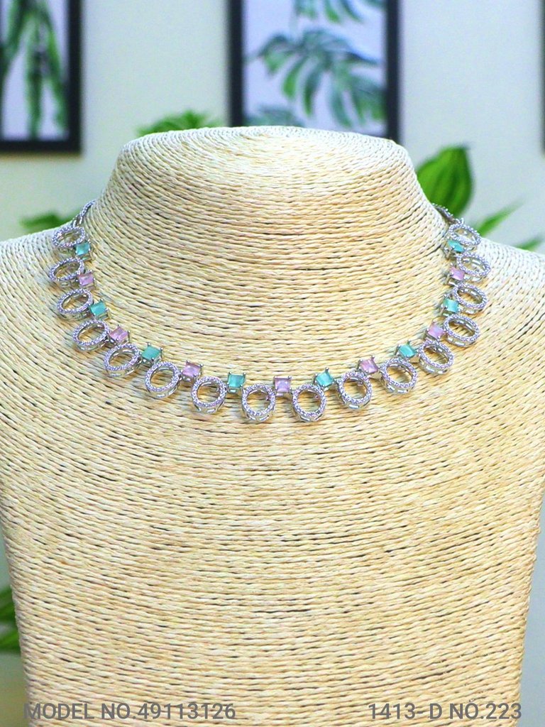 Classic Cz Necklace | Light Sets for All Occasions - View 2