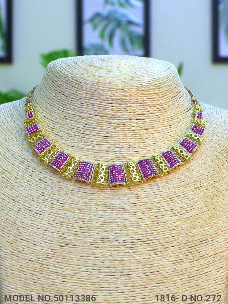 Cz Jewelry Set | Classic Pattern - View 2