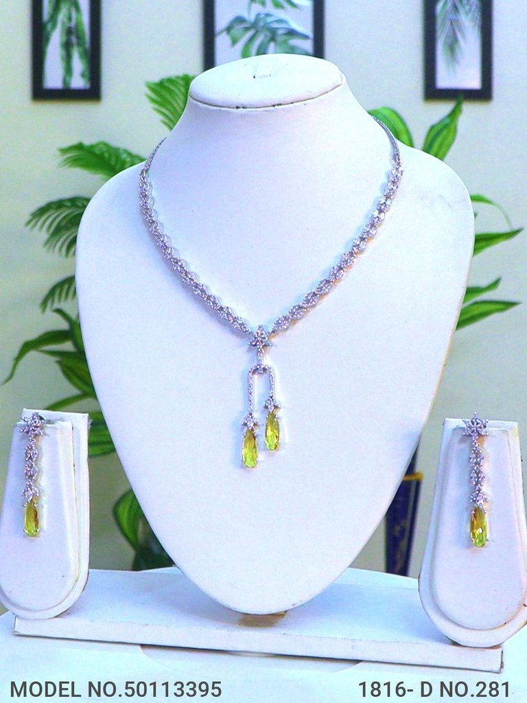 Cz Jewelry Set | Classic Pattern - Amaara World