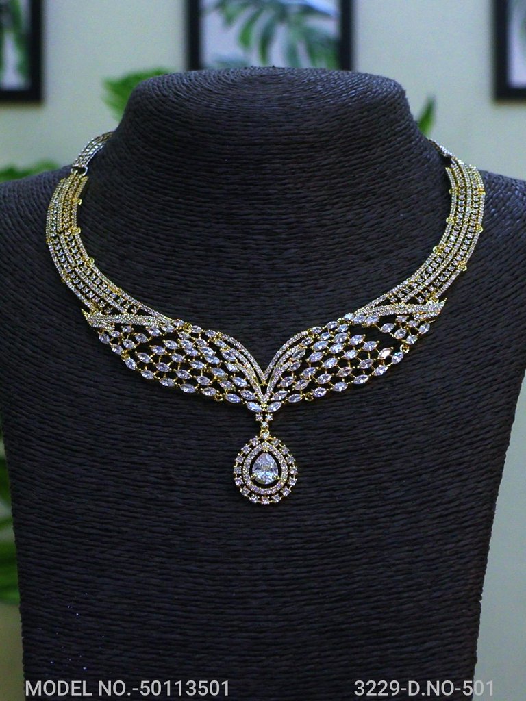 Classic Cz Necklace | Light Sets for All Occasions - View 2