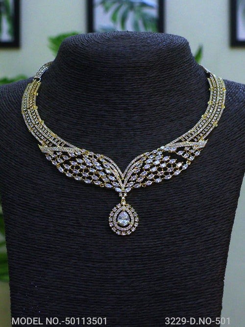 Classic Cz Necklace | Light Sets for All Occasions - View 2