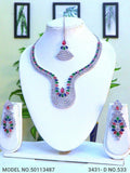 Classic Cz Jewelry Set with Earrings - Amaara World