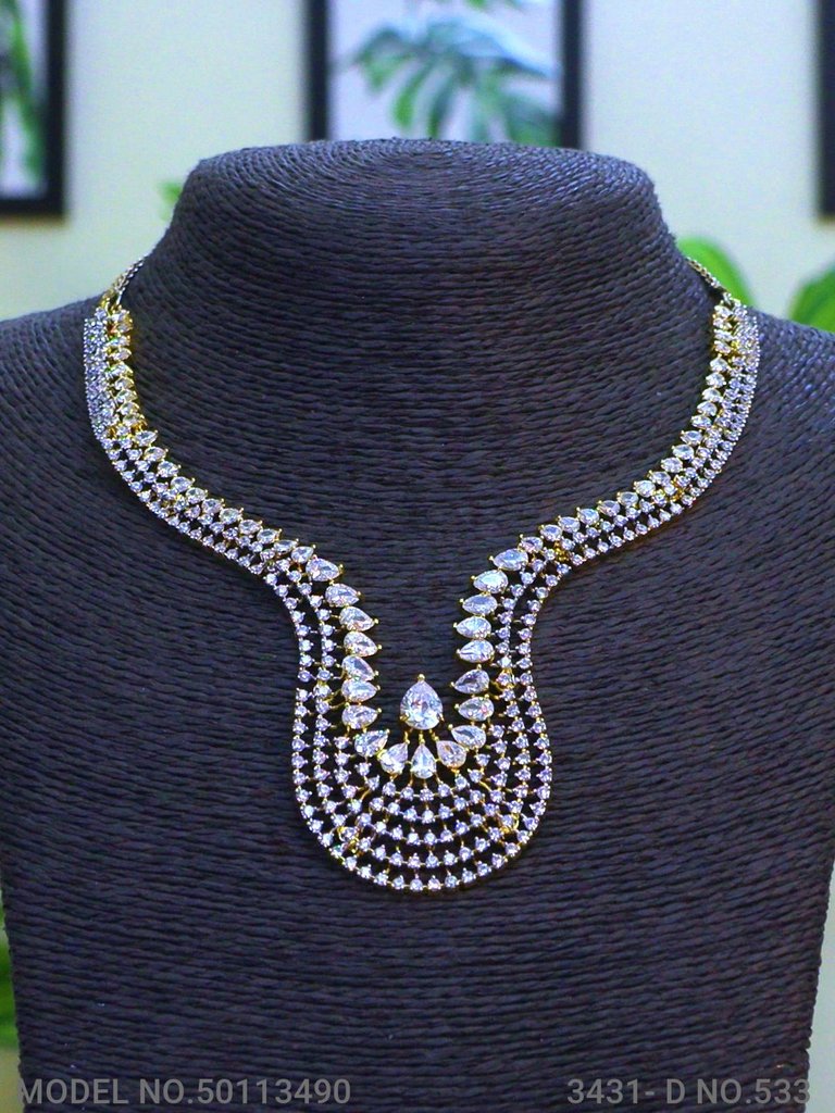 Cz Jewelry Set | Classic Pattern - View 2