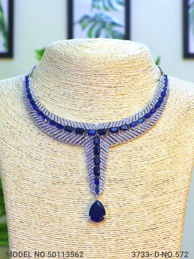Cz Jewelry Set | Classic Pattern - View 2