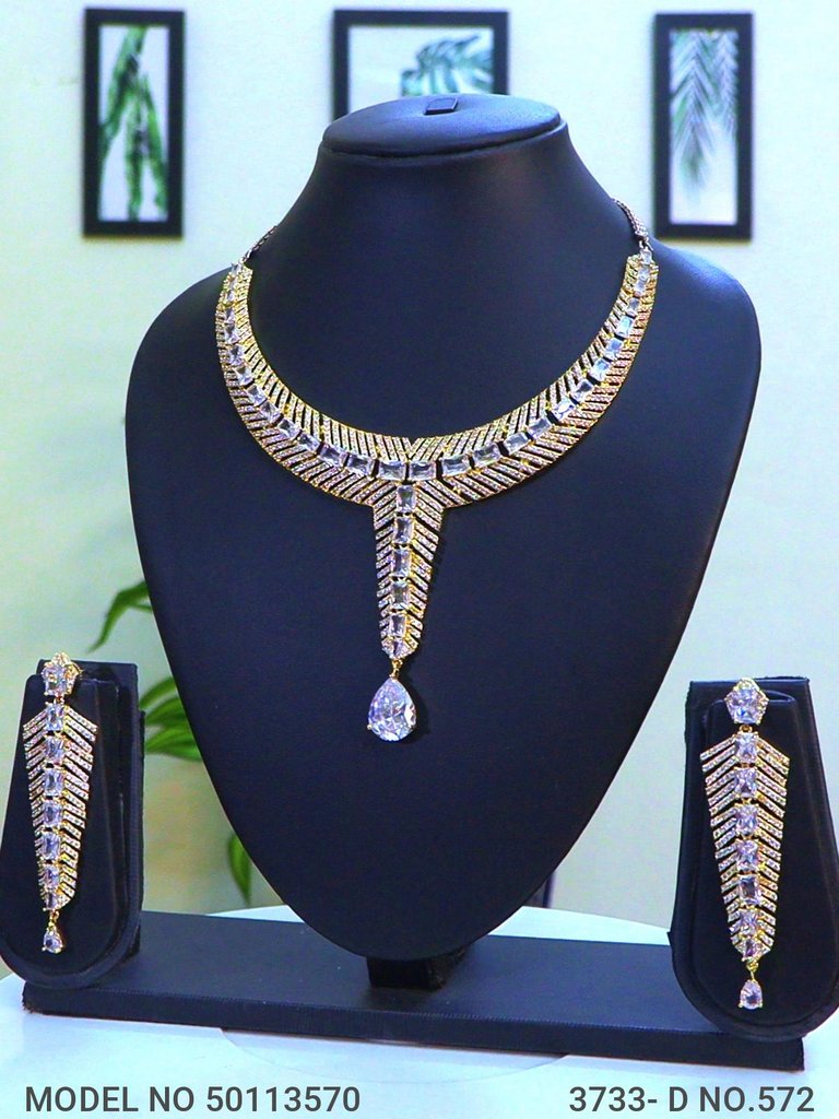American Diamond Necklace Set | Wonderful Gift Item - Amaara World