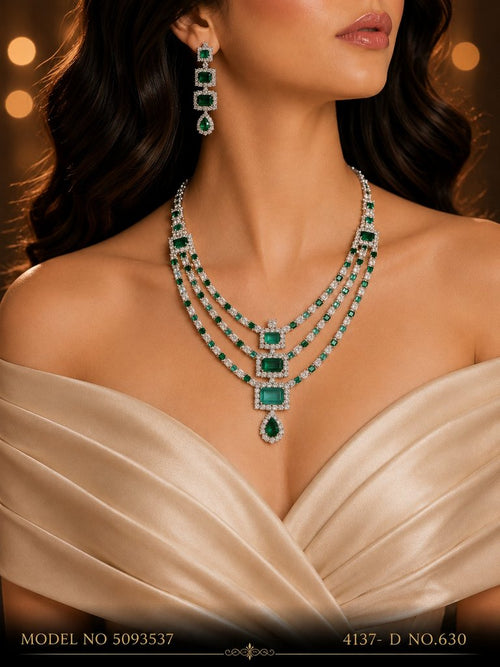 A Masterpiece | Handcrafted Traditional Jewellery Set - Style 2 - Amaara World