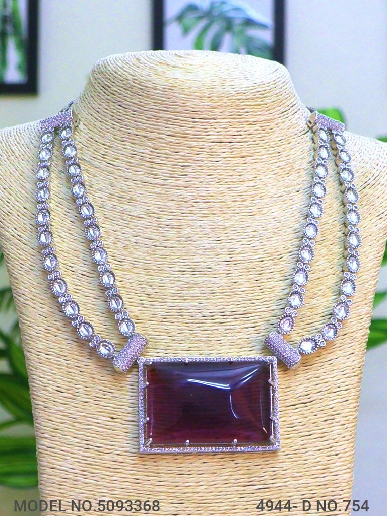 Handmade Traditional Masterpiece Zircon Jewelry Set - View 2