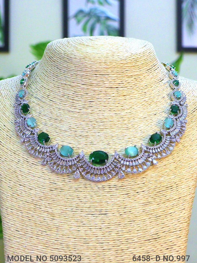 Bridesmaid Necklace Set for Traditional Weddings - View 2