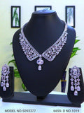 Traditional Design | American Diamond Jewelry Set - Amaara World