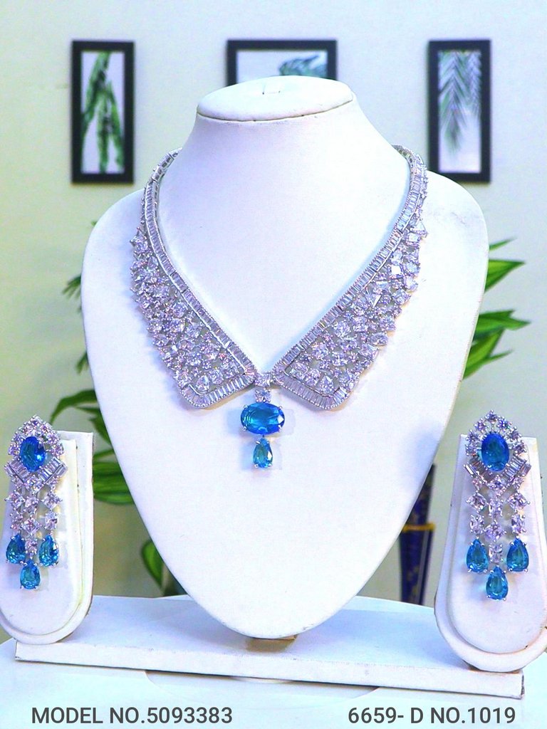 Statement American Diamond Set - Amaara World