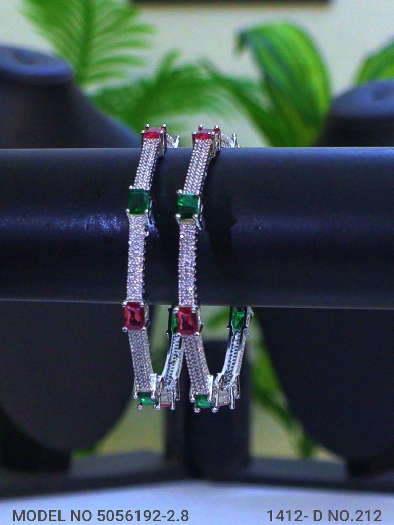 Crystal Shine Bangles - Amaara World USA - SKU 5056192