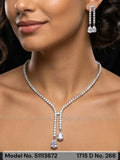 American Diamond Necklace Set | Wonderful Gift Item - Style 1 - Amaara World