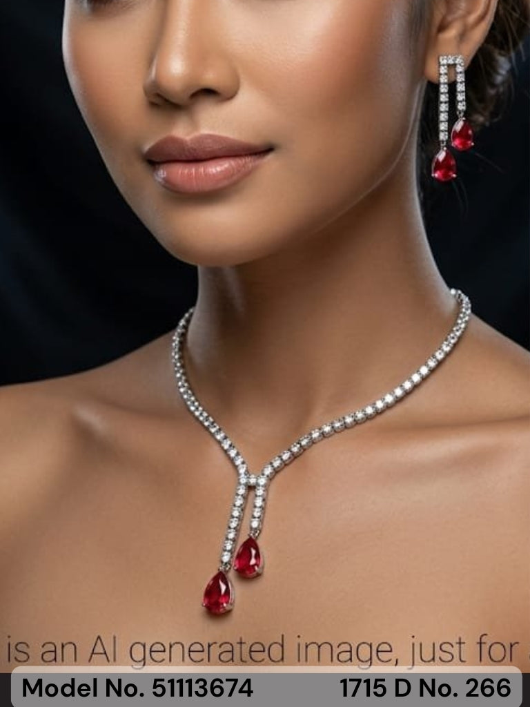 Partywear Classic Jewelry Set - Style 2 - Amaara World