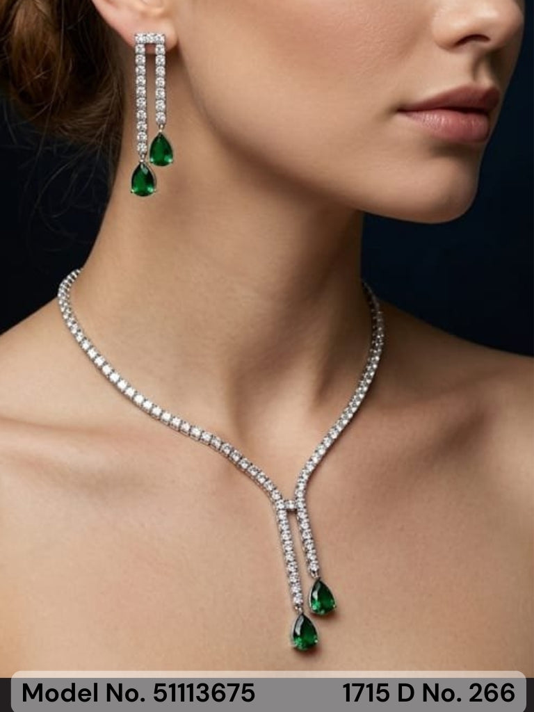 Partywear Classic Jewelry Set - Style 3 - Amaara World