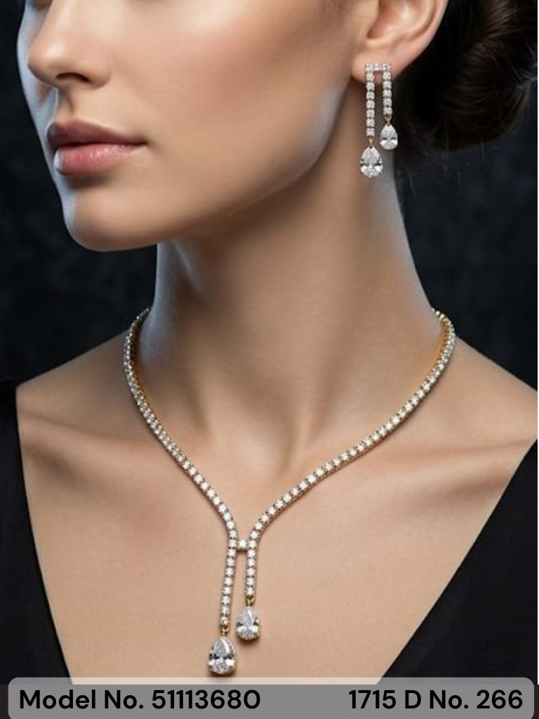 Partywear Classic Jewelry Set - Style 6 - Amaara World