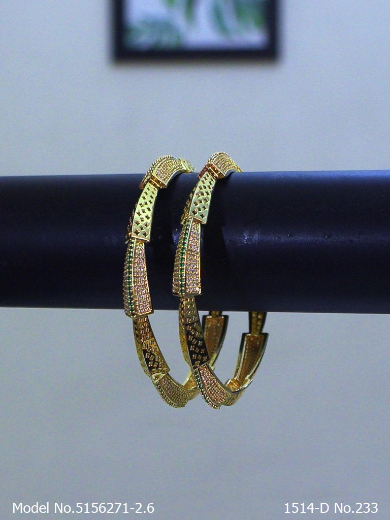 Crown Glow CZ Bangles - Amaara World USA - SKU 5156271