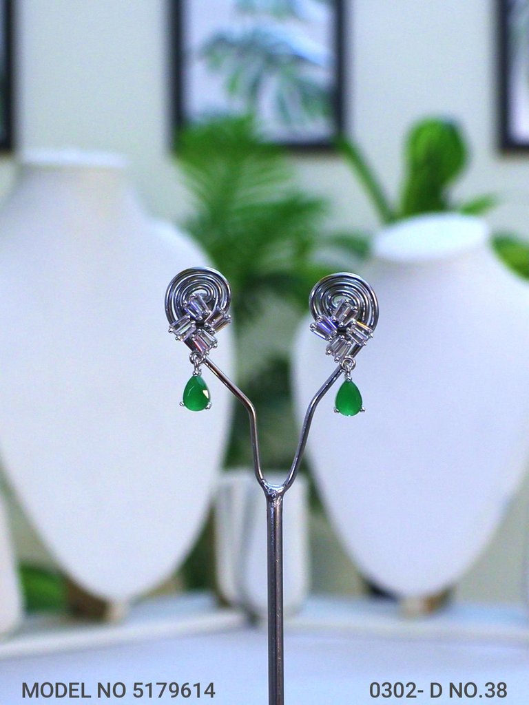 Crystal CZ Studs | Gift for your Wife - Style 3 - Amaara World