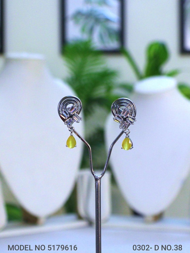 Crystal CZ Studs | Gift for your Wife - Style 5 - Amaara World