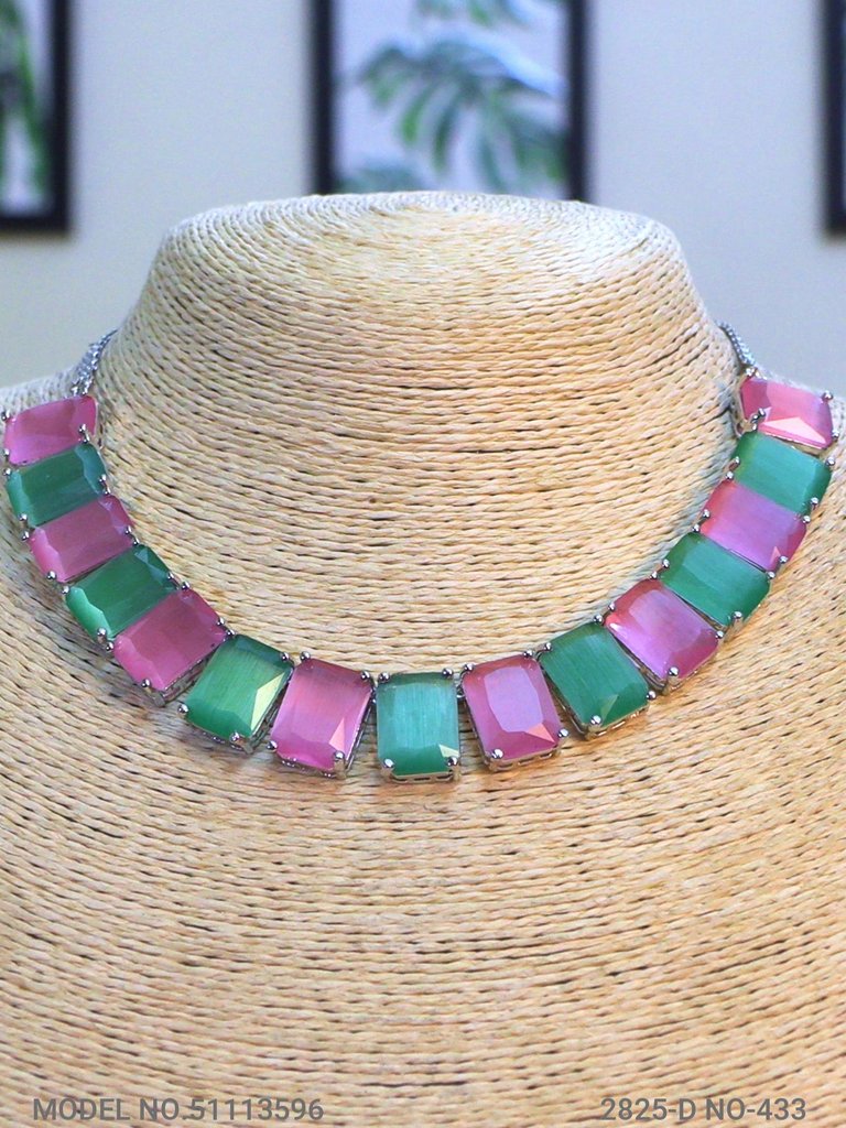 Cz Necklaces| Traditional Trendy Gift Ideas - View 2 - Amaara World