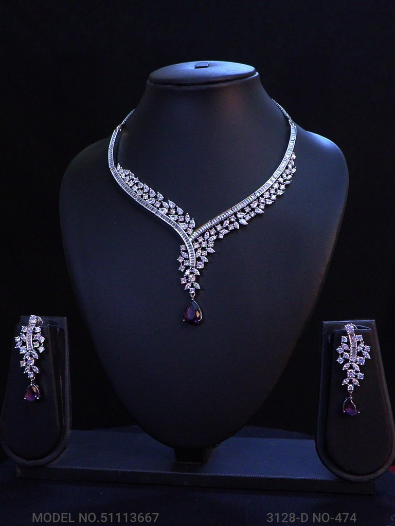 Made In India | Diamond Styled Jewellery Set - Amaara World
