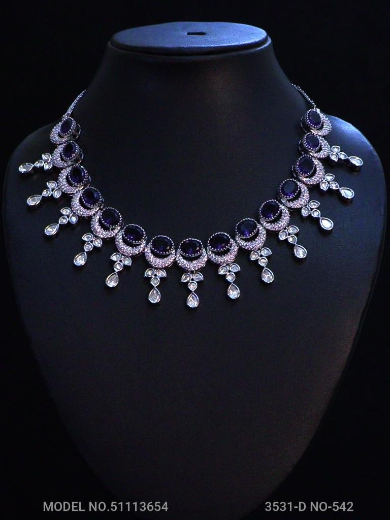 Cz Jewelry Set | Classic Pattern - View 2